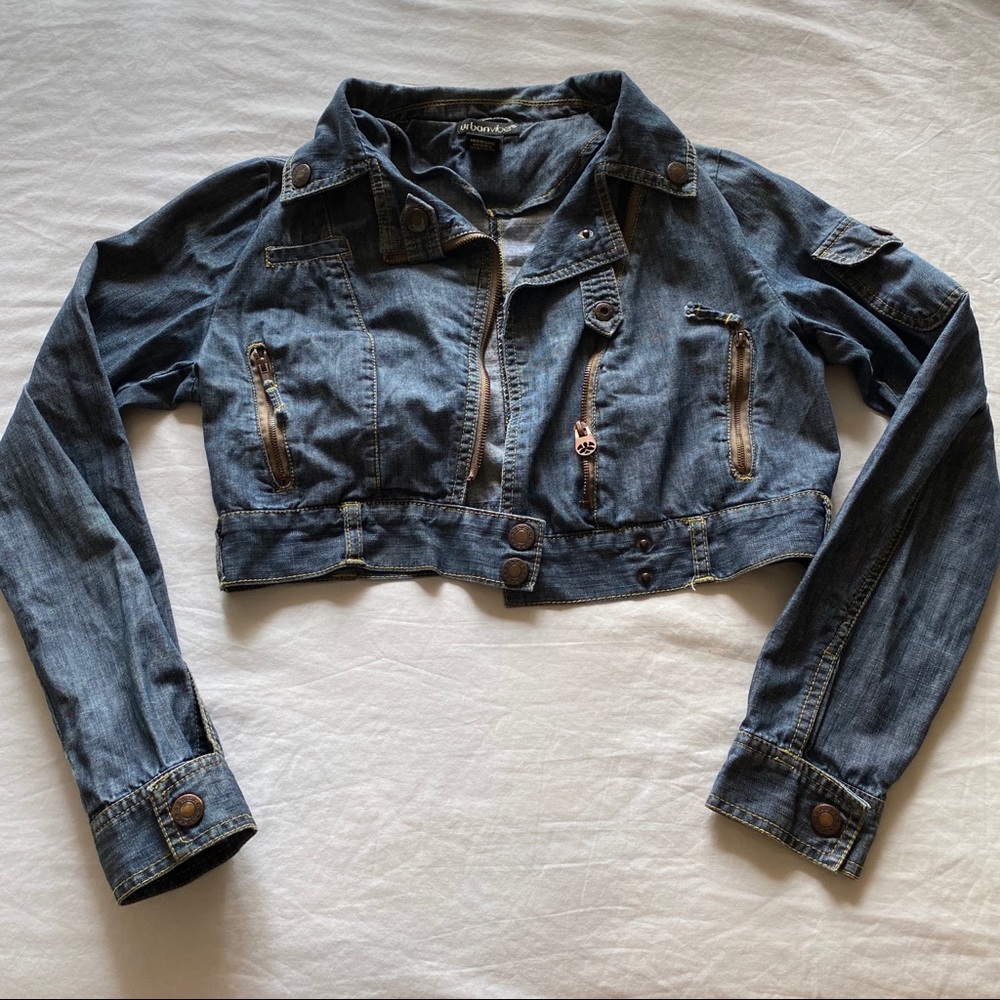 Cropped Jean Jacket